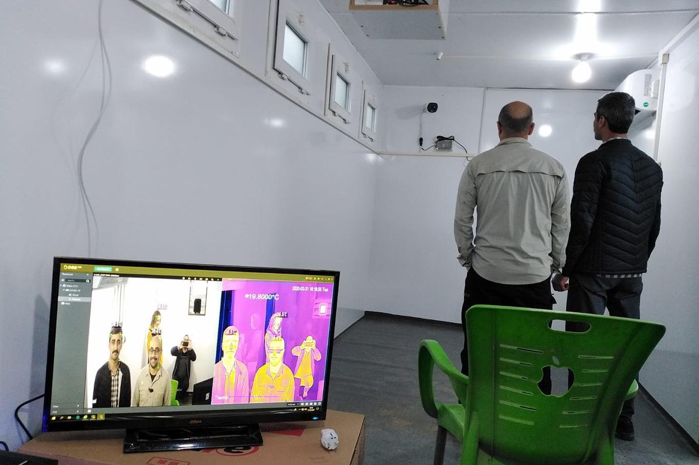 Barış Pınarı Bölgesi termal kameralarla salgından korunacak